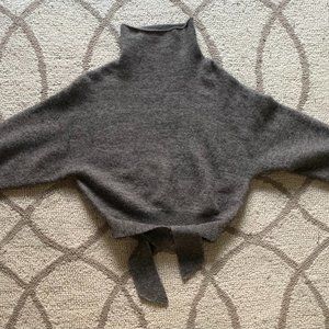 Wilfred Cropped and cinched/tie up wool sweater